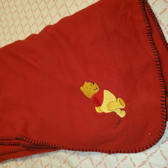 Disney Bedding Vintage Rare Disney Original Pooh Throw Blanket